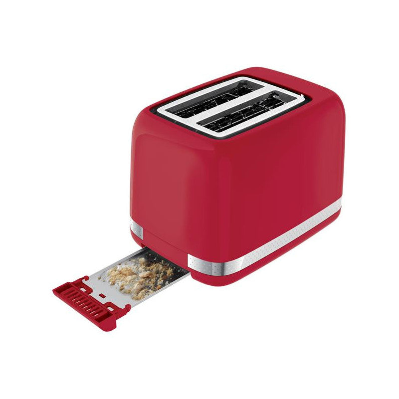 Toaster  Soleil 850w 2 Tranches Retro Rouge   - Lt300510 Moulinex