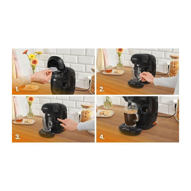 Machine A Café Multi-boissons -   - Tassimo - T11 Style Noir - 1400 W Bosch