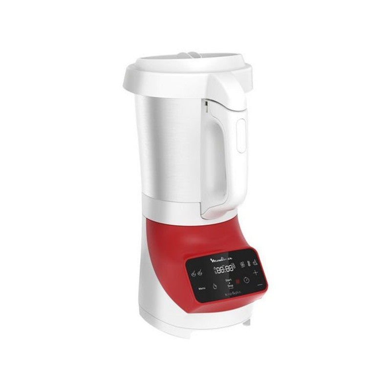 Moulinex soup&plus blender chauffant, capacité utile 2 l, 5 vitesses, ecran tactile, livre recettes, Moulinex