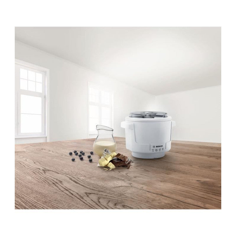 Accessoire Sorbetiere -   - Muz5eb2 - Pour Kitchen Machine Mum5 - Réfrigérant A Double Paroi - Max. 550 G De Glace Bosch