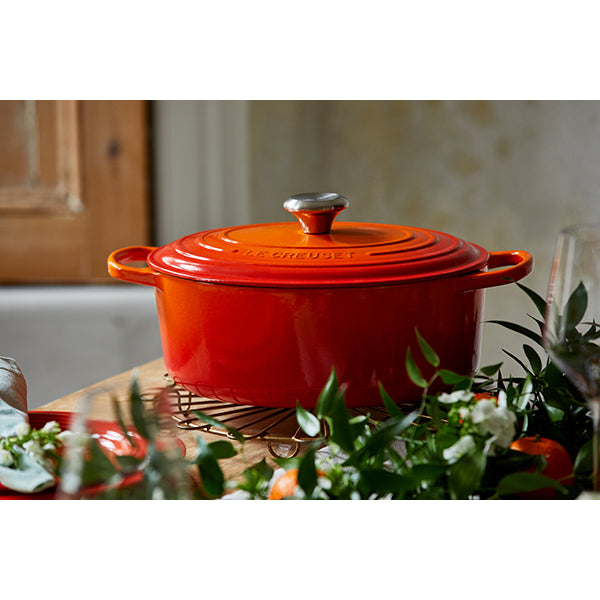 Cocotte fonte ovale volcanique 29 cm Le Creuset