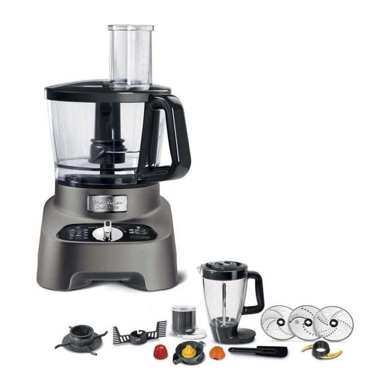 Robot Cuisine Multifonction Doubleforce 31 Fonctions 10 Accessoires Blender 2l Fp825e10 Moulinex