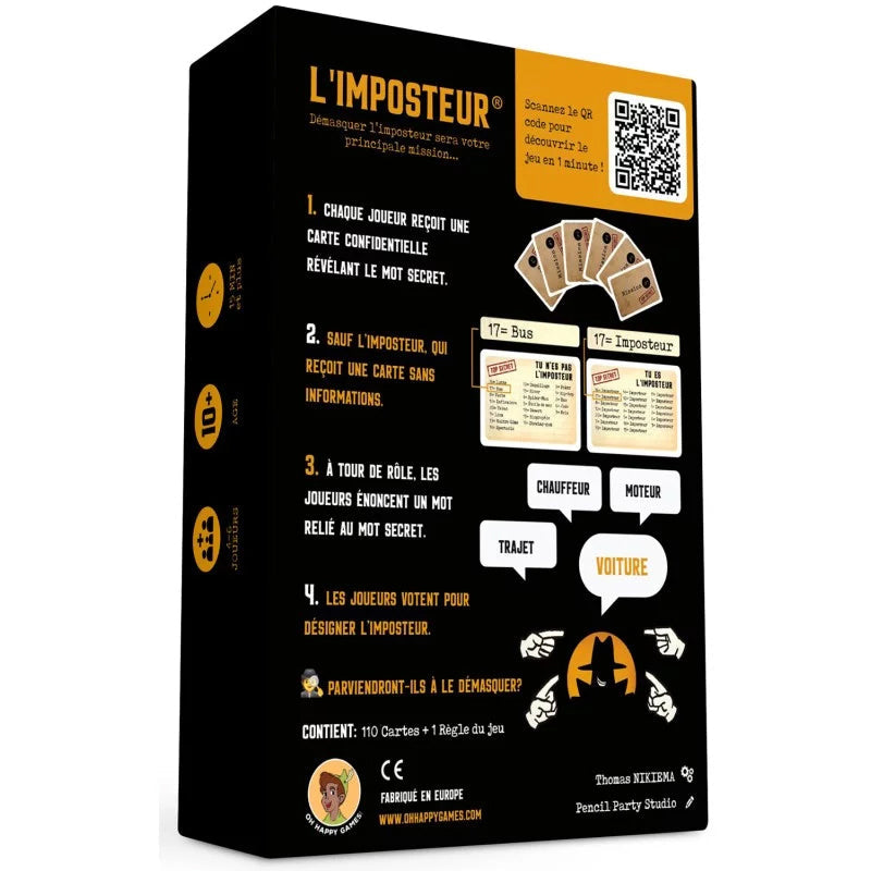 JEU L'IMPOSTEUR - GIGAMIC