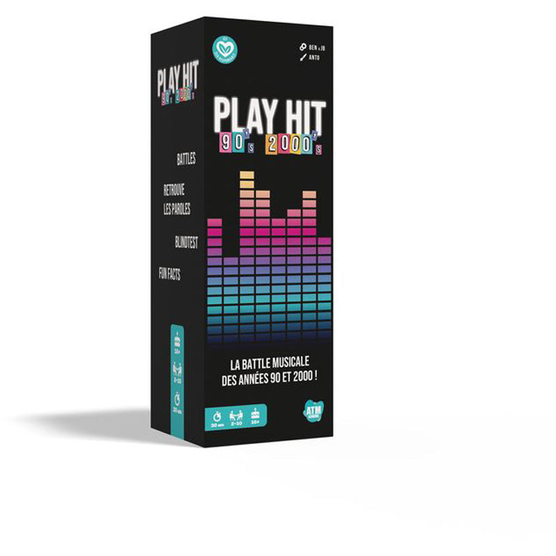 JEU D'AMBIANCE MUSICAL PLAY HIT 1990 2000 - BLACK ROCK