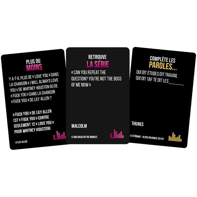 JEU D'AMBIANCE MUSICAL PLAY HIT 1990 2000 - BLACK ROCK