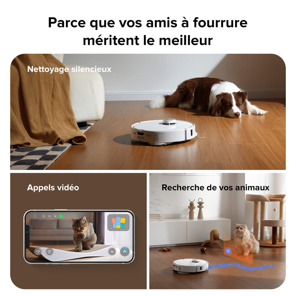 Roborock Qrevo Curv robot aspirateur laveur avec station multifonction 3.0