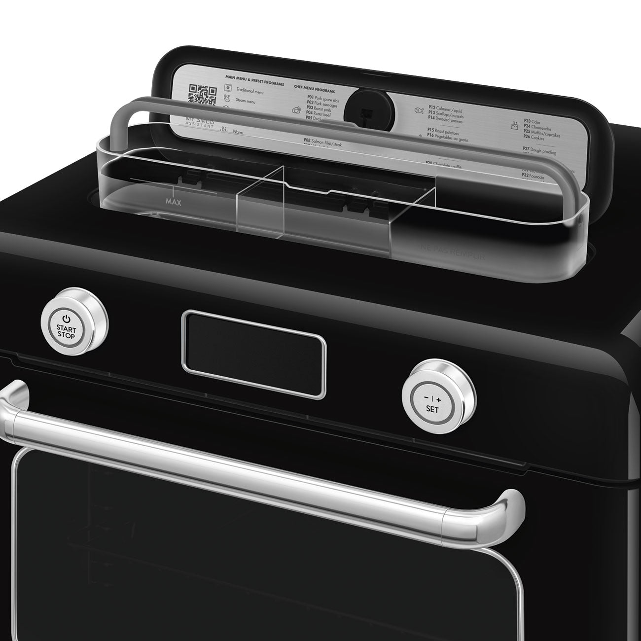 Countertop Combi Oven Retro-style Black Glossy