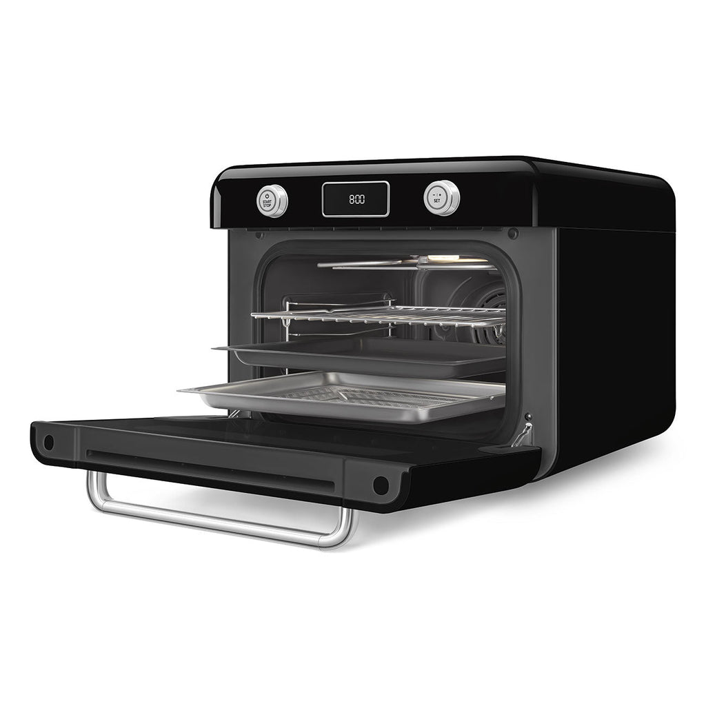 Countertop Combi Oven Retro-style Black Glossy
