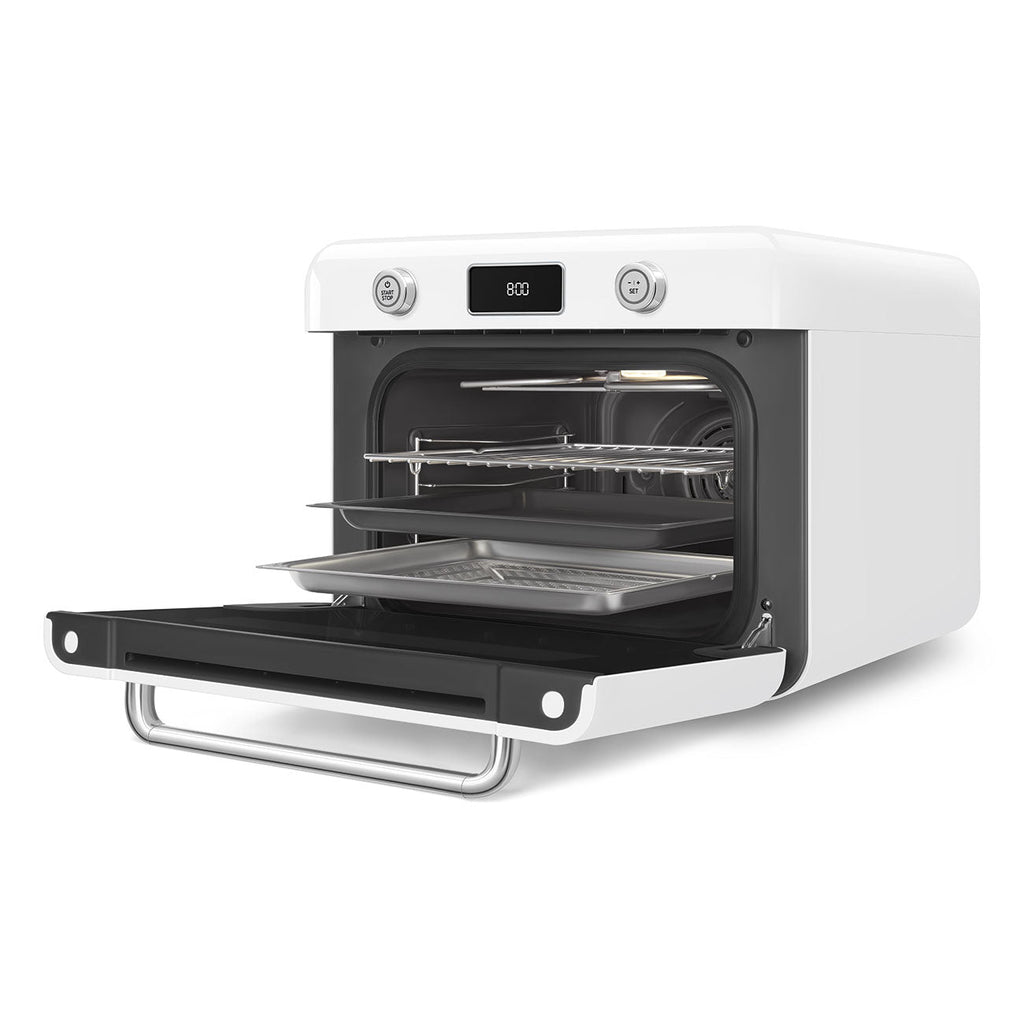 Countertop Combi Oven Retro-style White Glossy