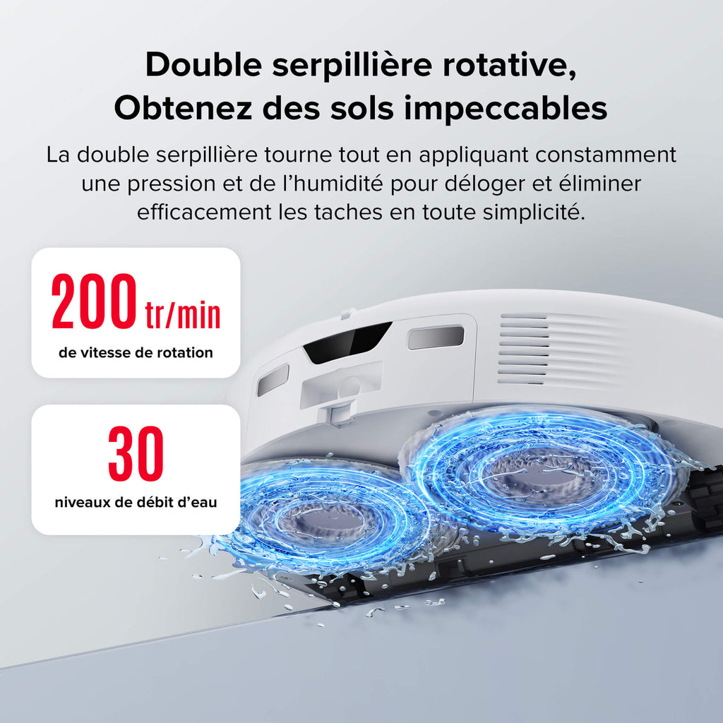 Roborock Qrevo Curv robot aspirateur laveur avec station multifonction 3.0