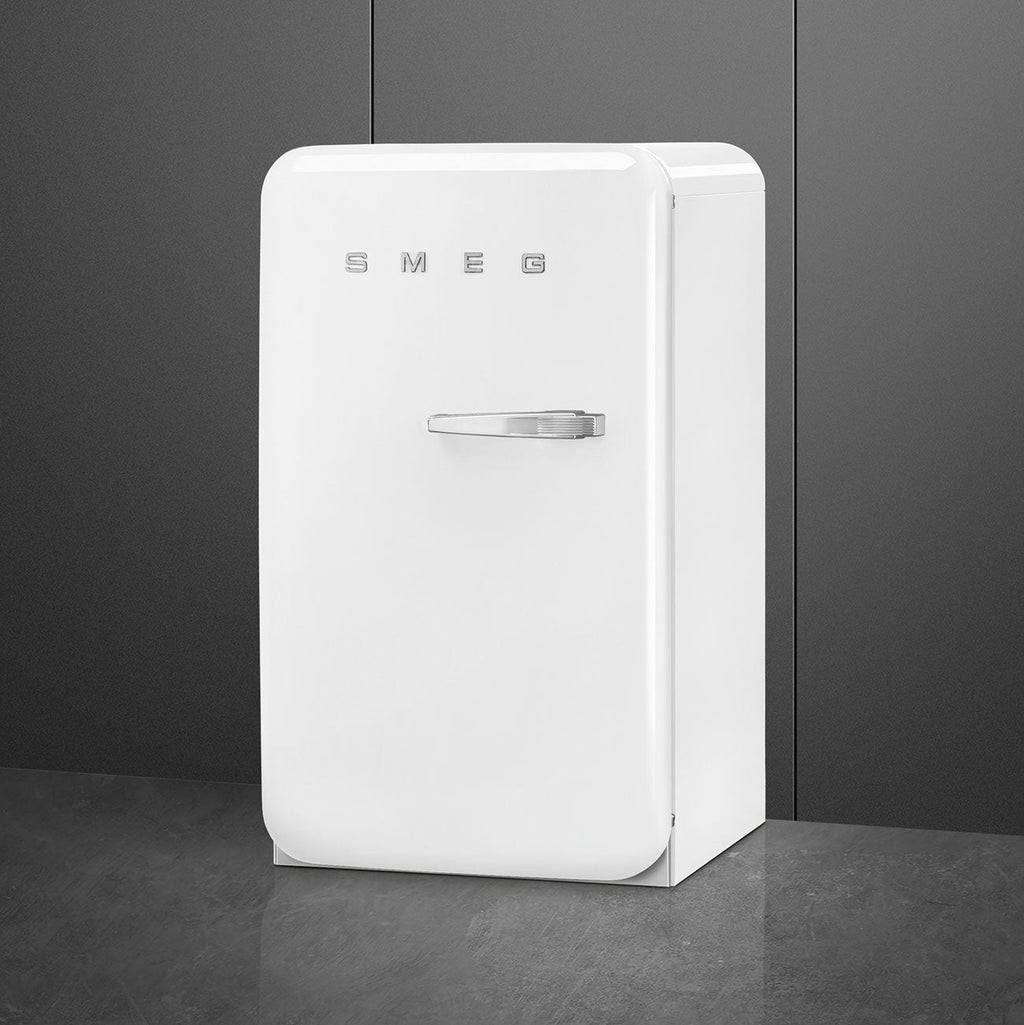 Refrigerator Retro-style White Glossy