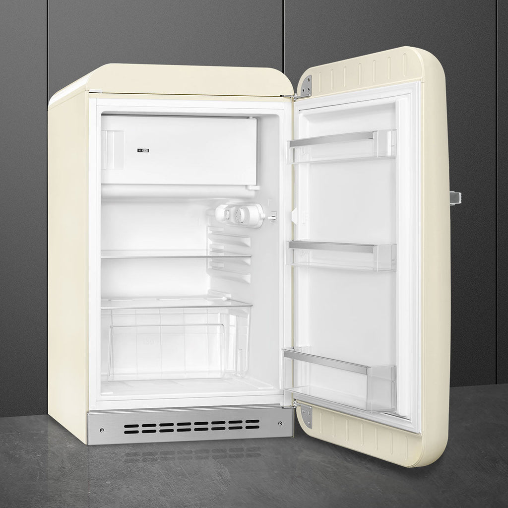 Refrigerator Retro-style Cream Glossy