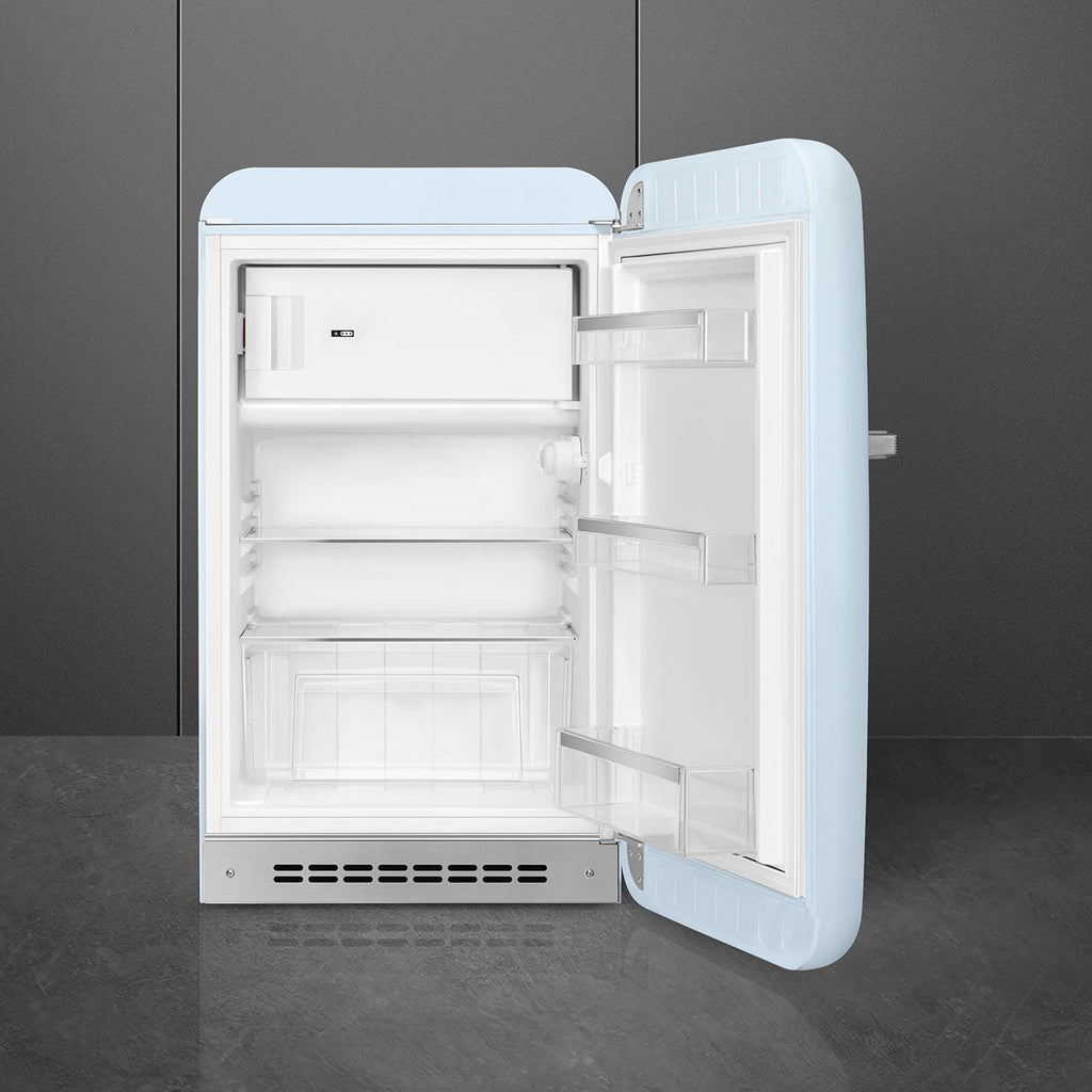 Refrigerator Retro-style Pastel blue Glossy