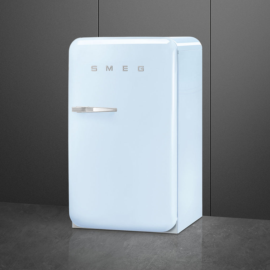Refrigerator Retro-style Pastel blue Glossy