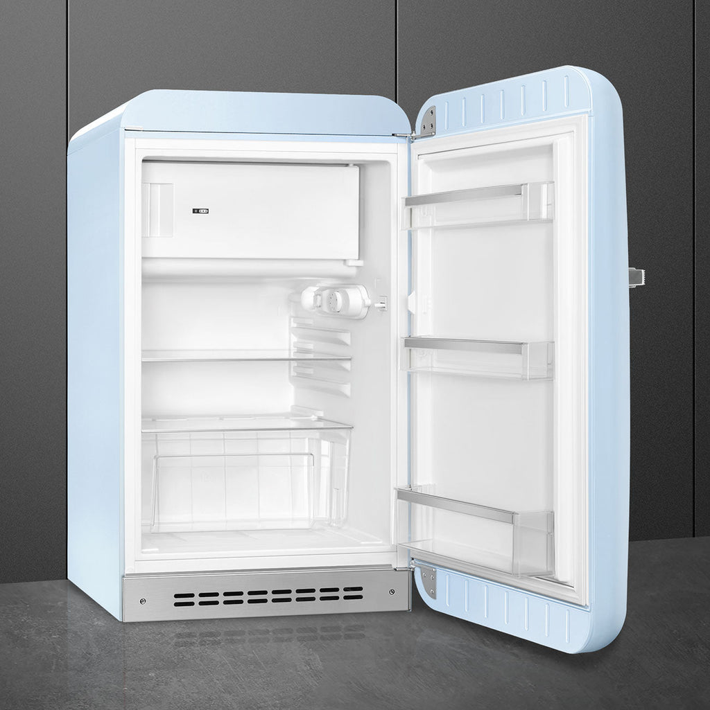 Refrigerator Retro-style Pastel blue Glossy