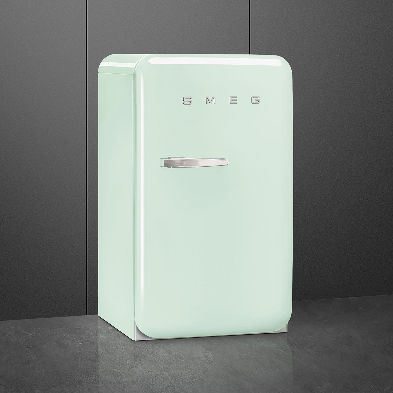 Refrigerator Retro-style Pastel green Glossy