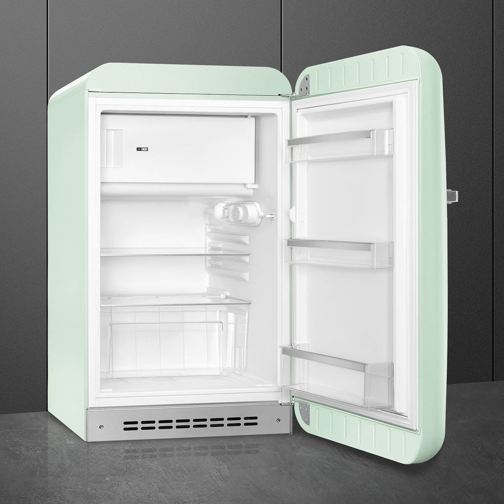 Refrigerator Retro-style Pastel green Glossy