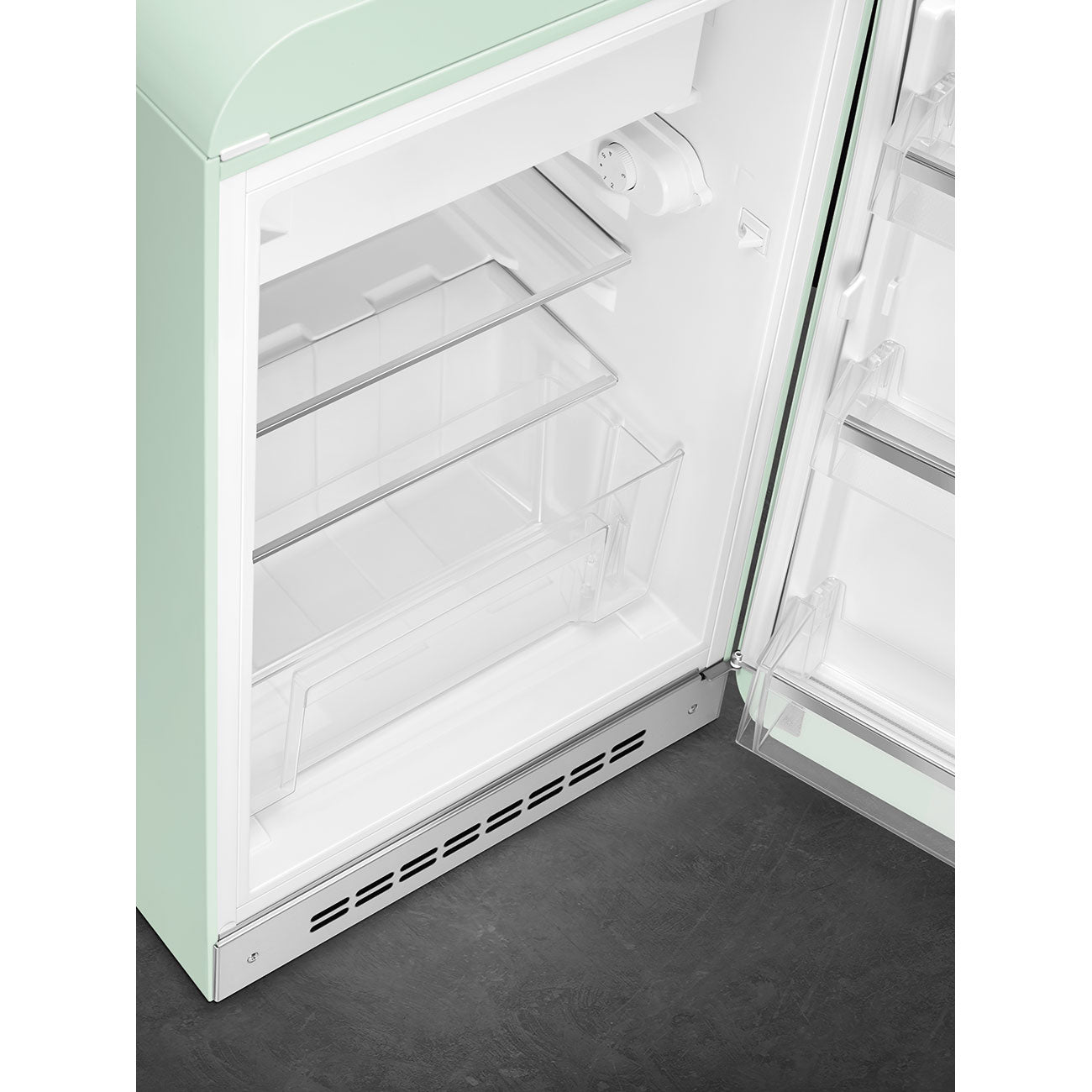 Refrigerator Retro-style Pastel green Glossy