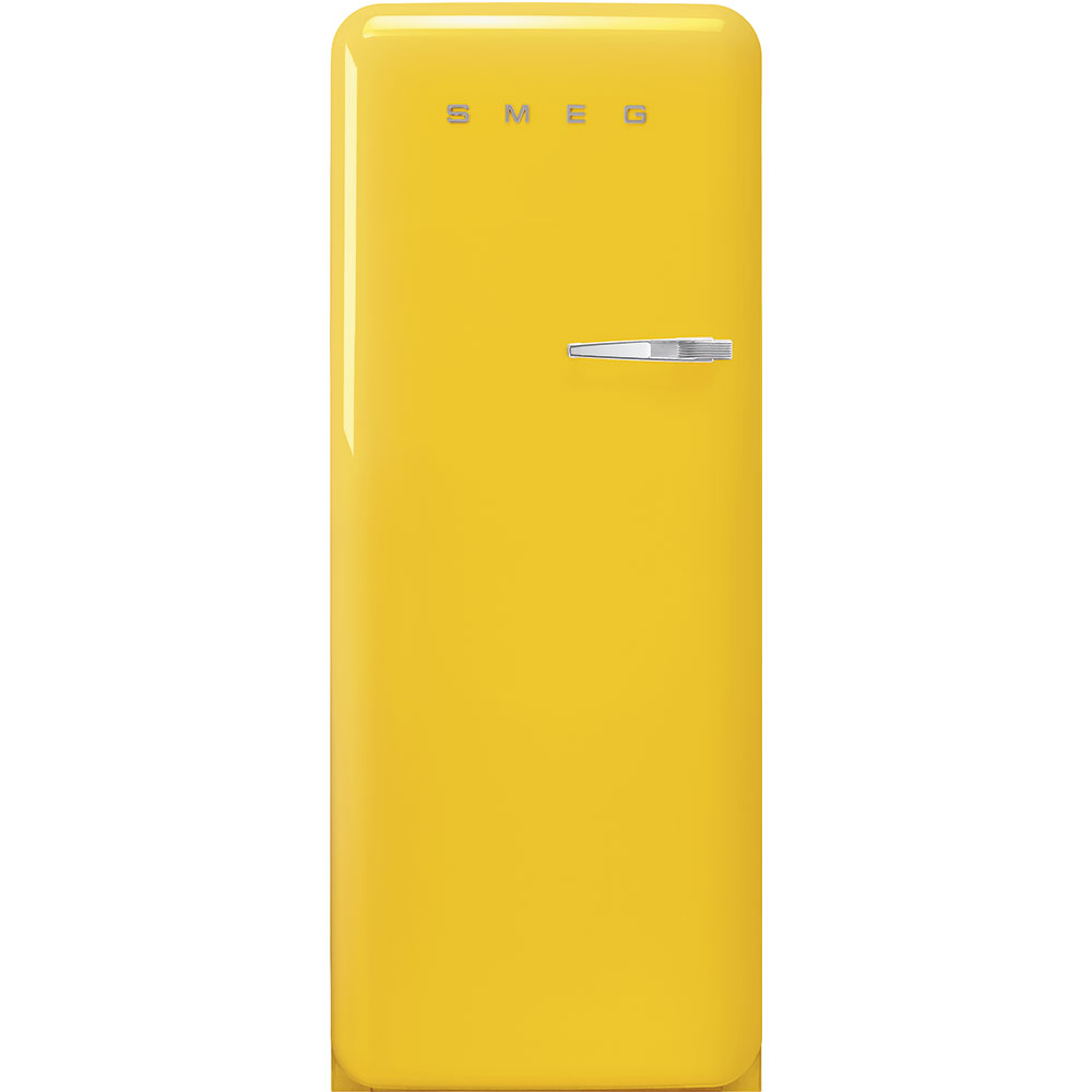 Refrigerator Retro-style Yellow Glossy