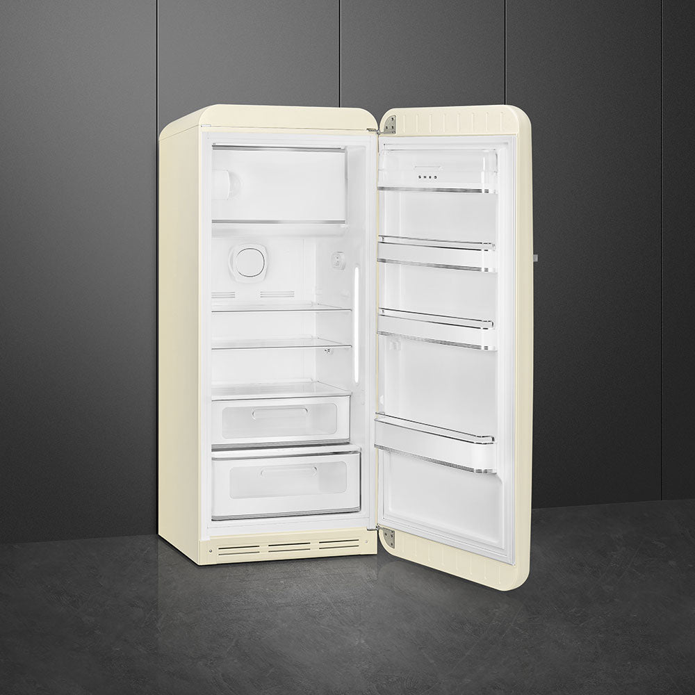 Refrigerator Retro-style Cream Glossy