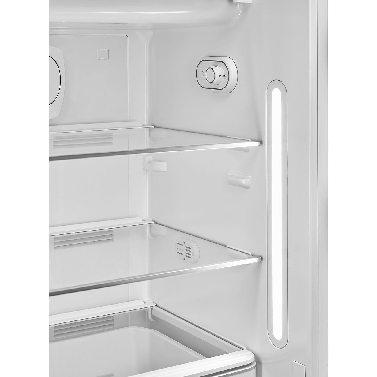 Refrigerator Retro-style Cream Glossy