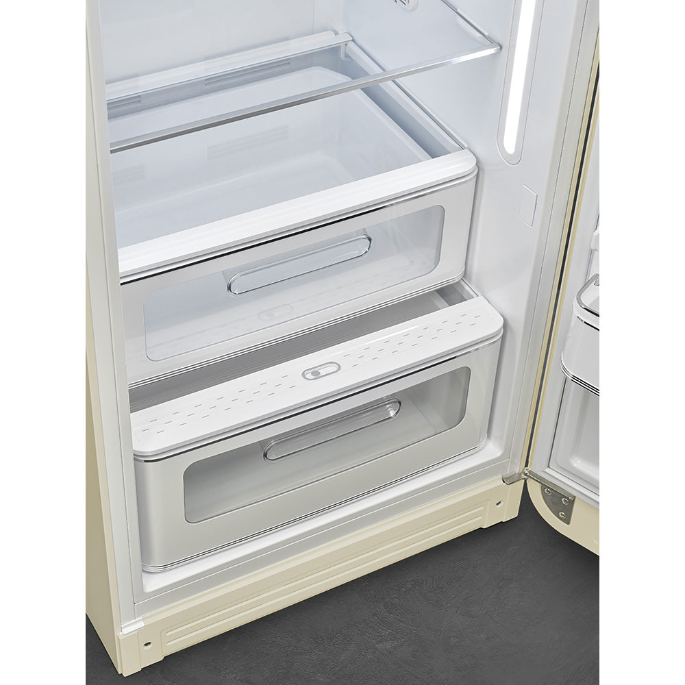 Refrigerator Retro-style Cream Glossy