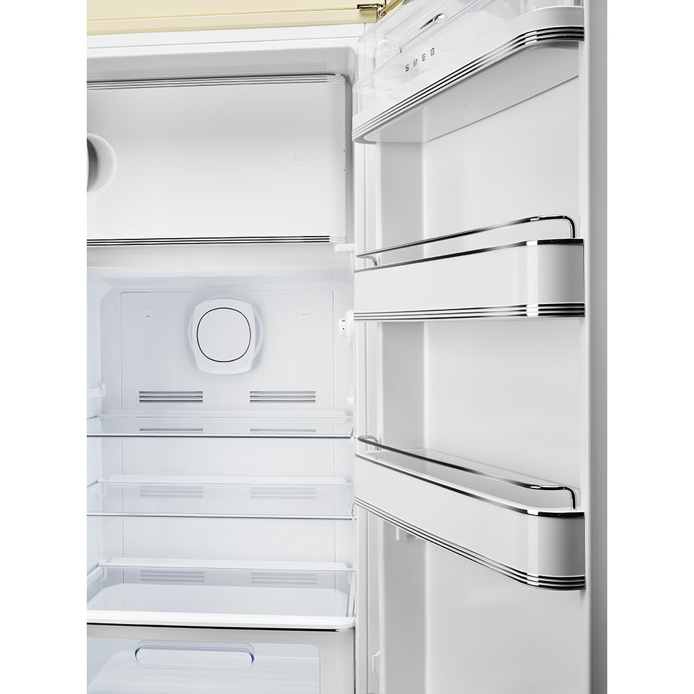 Refrigerator Retro-style Cream Glossy