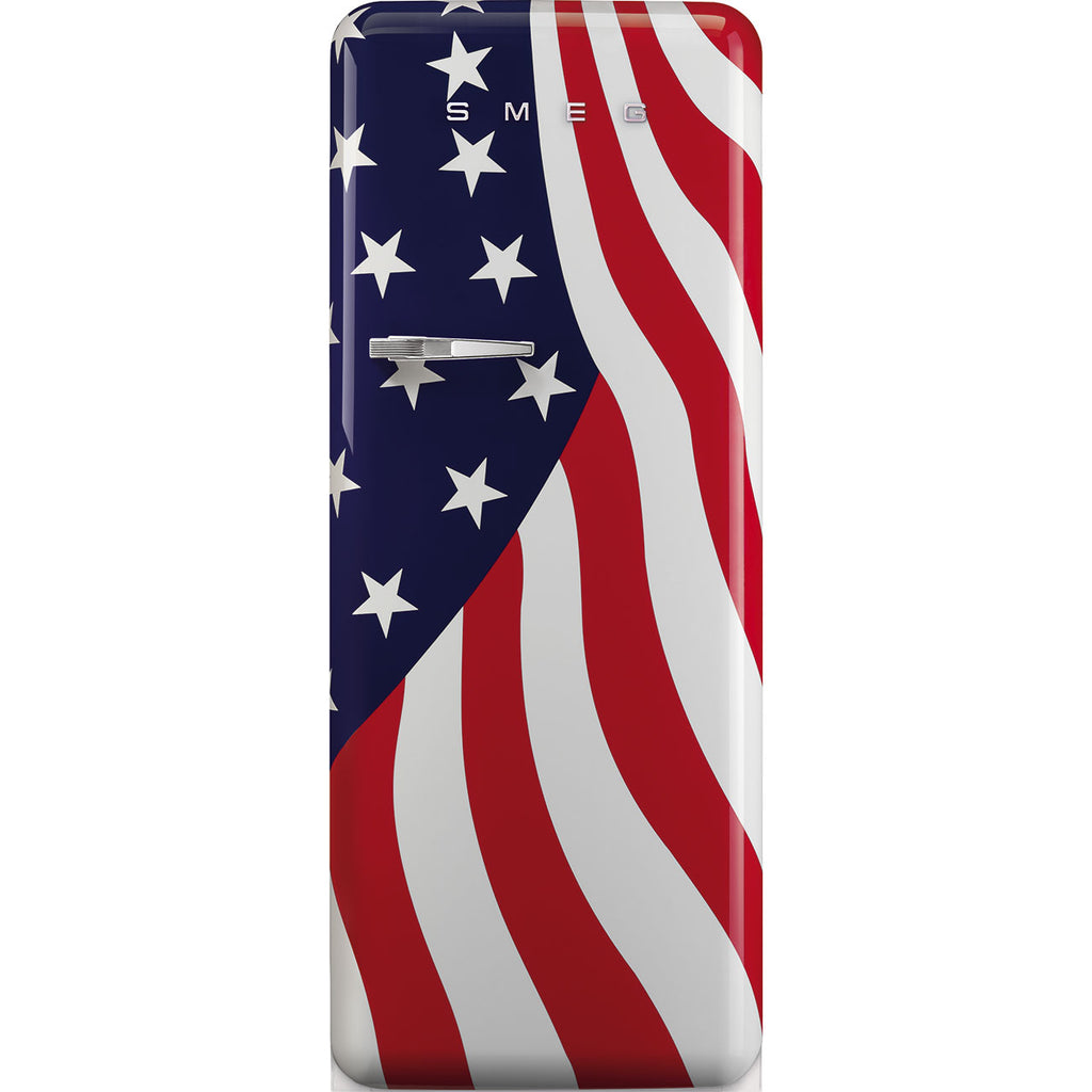 Refrigerator Retro-style Decorated Special American flag Glossy
