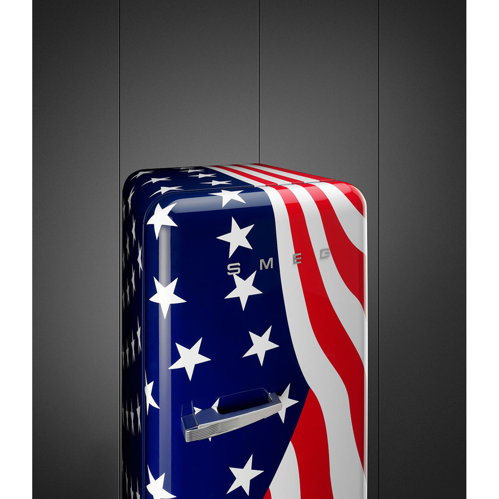 Refrigerator Retro-style Decorated Special American flag Glossy