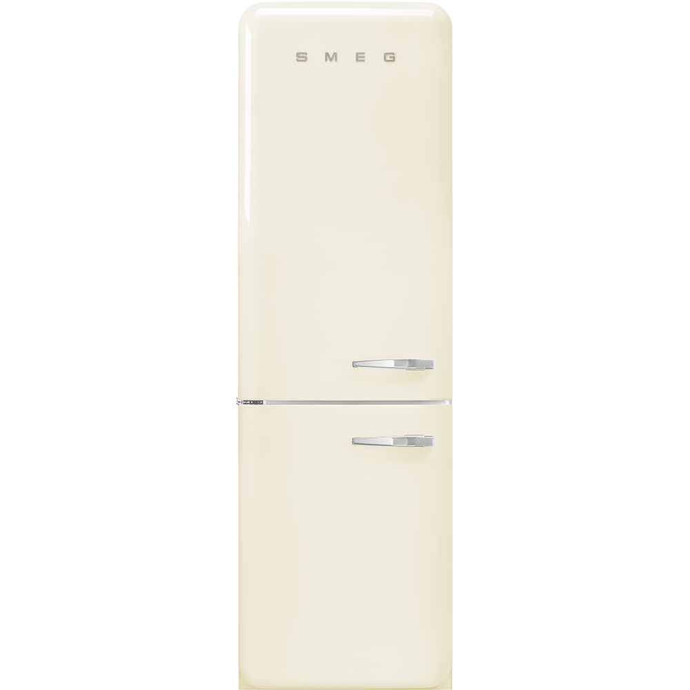 Refrigerator Retro-style Cream Glossy