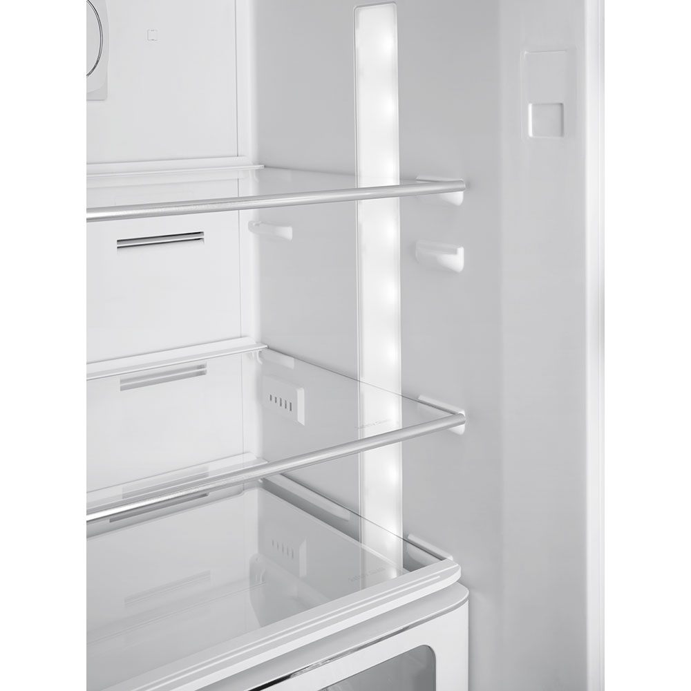 Refrigerator Retro-style Cream Glossy