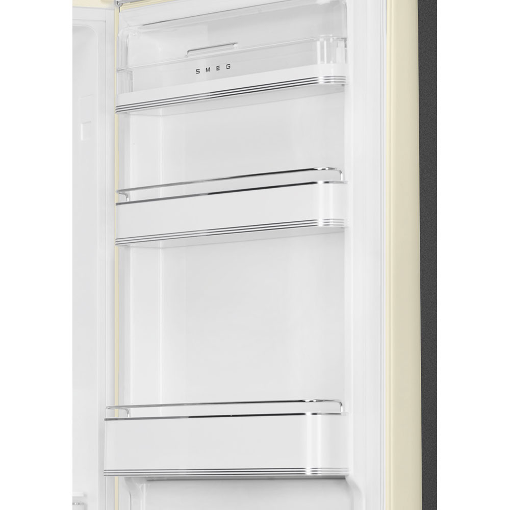 Refrigerator Retro-style Cream Glossy
