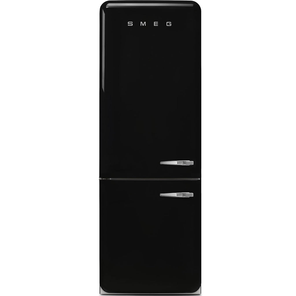 Refrigerator Retro-style Black Glossy