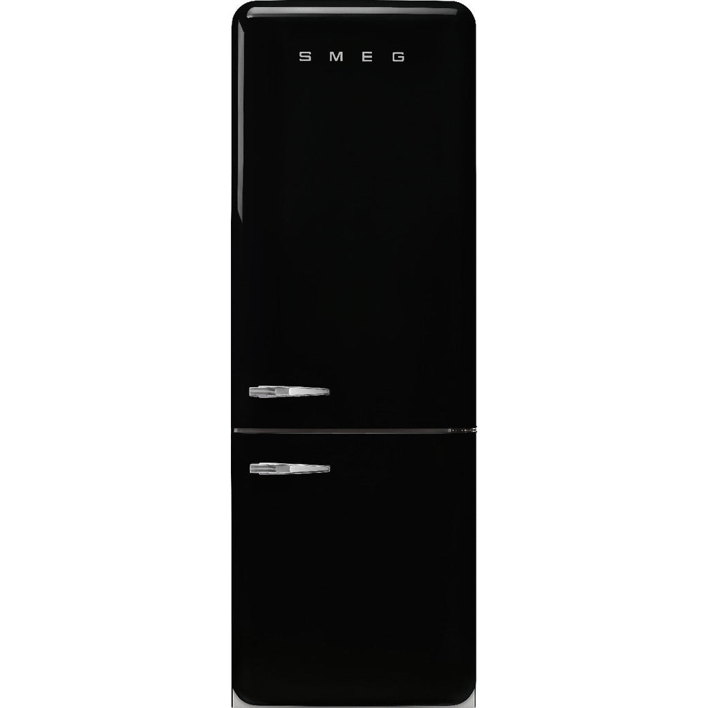 Refrigerator Retro-style Black Glossy