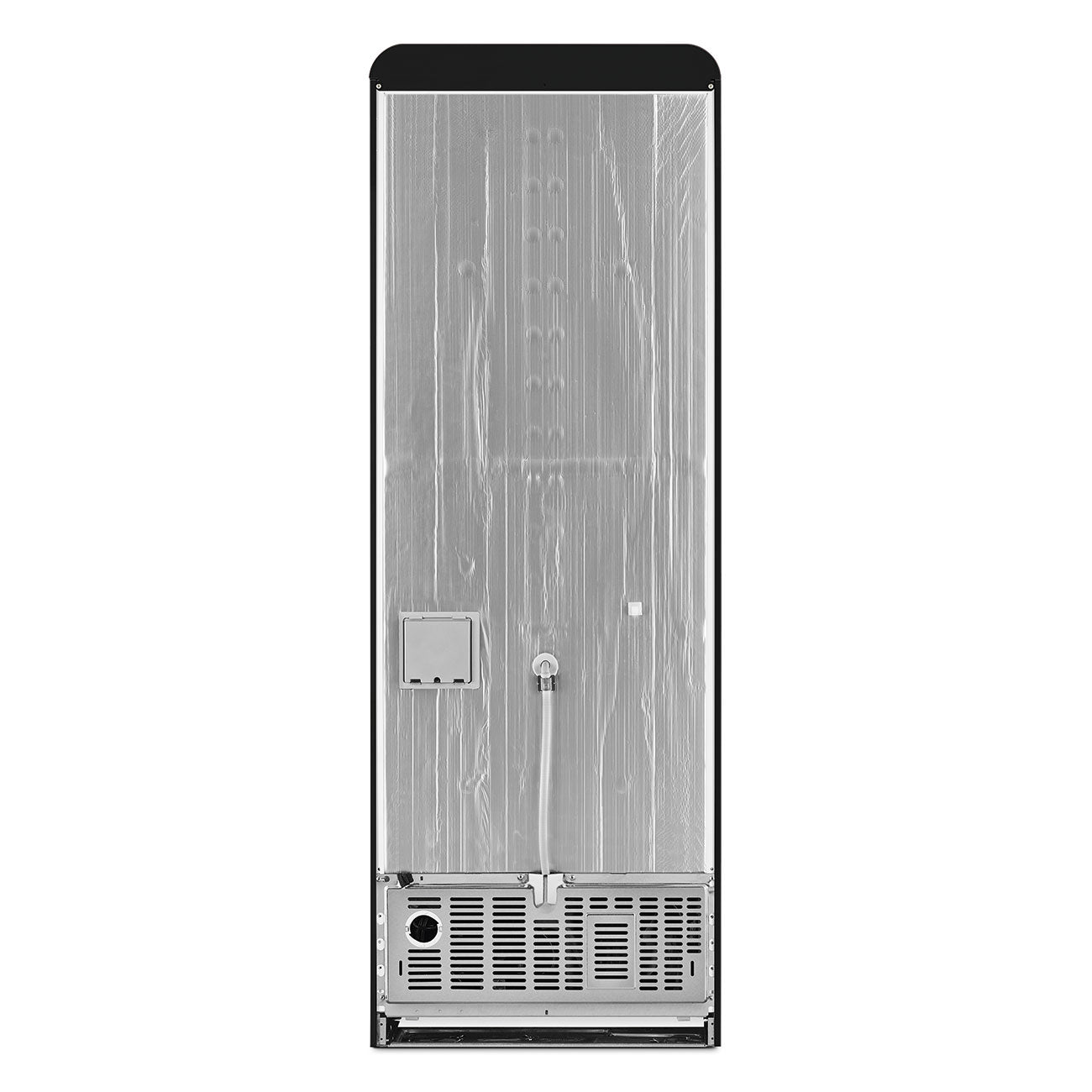 Refrigerator Retro-style Black Glossy