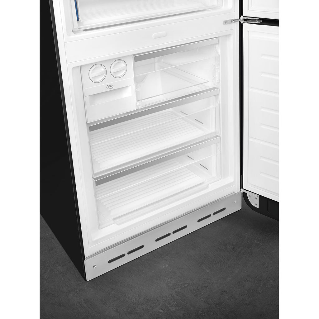 Refrigerator Retro-style Black Glossy