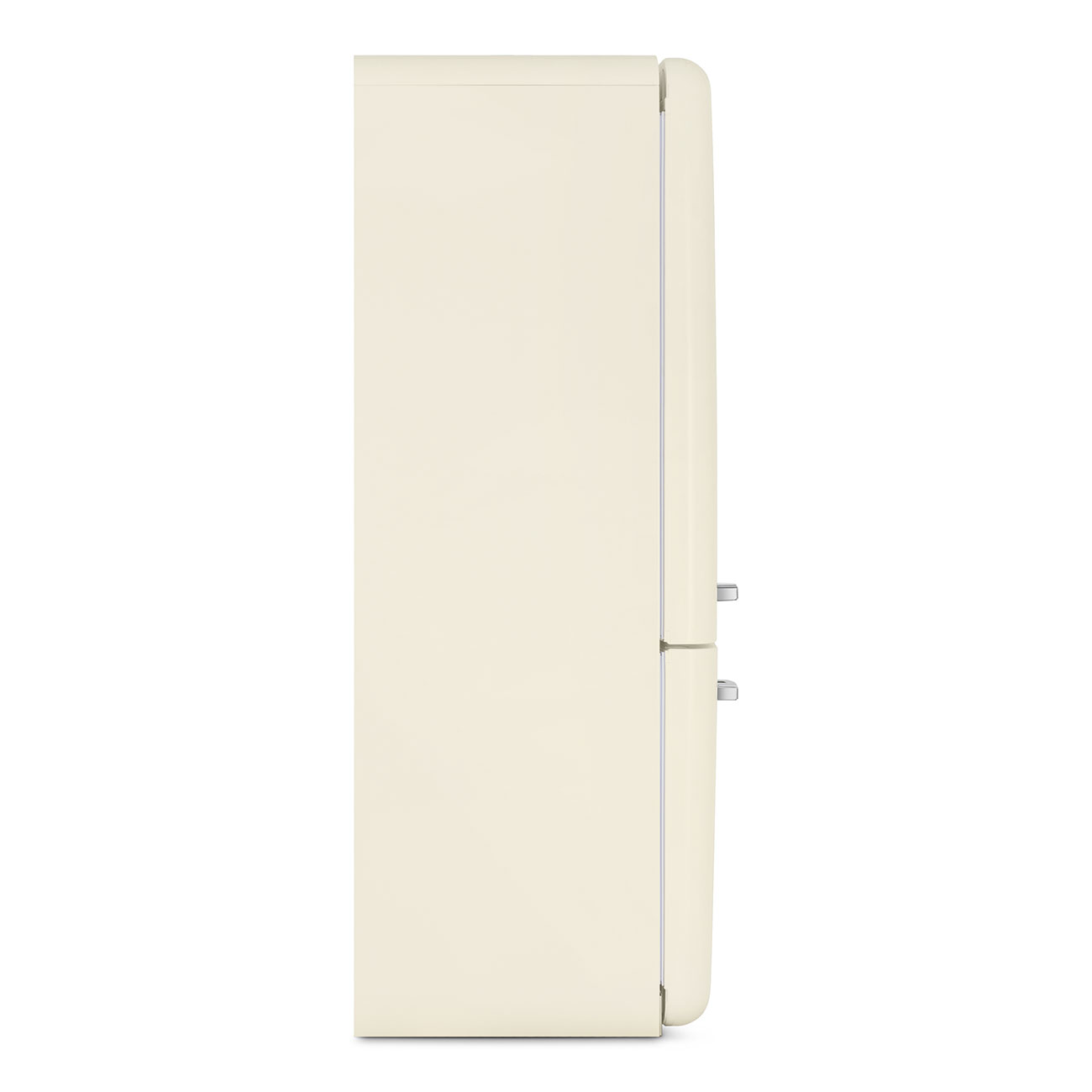 Refrigerator Retro-style Cream Glossy