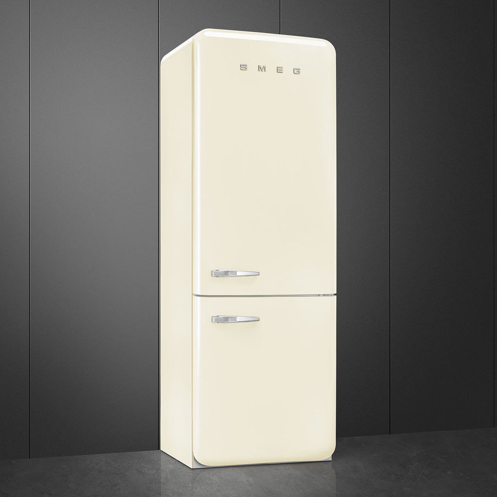 Refrigerator Retro-style Cream Glossy