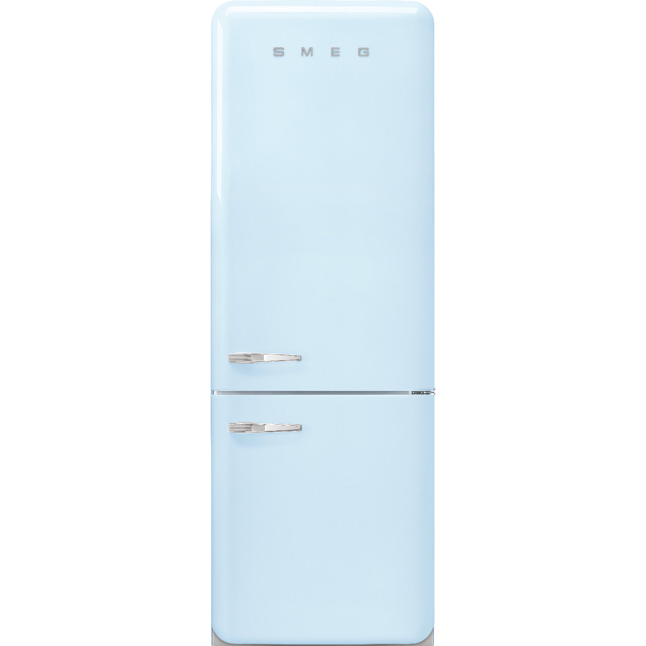 Refrigerator Retro-style Pastel blue Glossy
