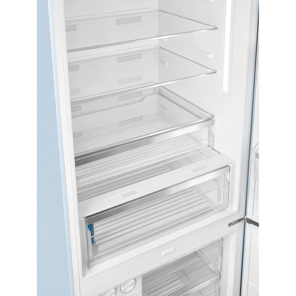 Refrigerator Retro-style Pastel blue Glossy