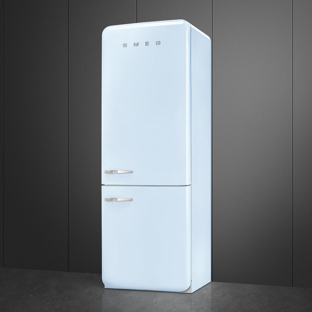 Refrigerator Retro-style Pastel blue Glossy