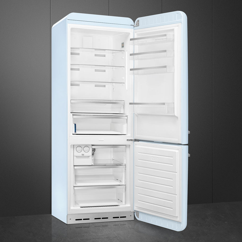 Refrigerator Retro-style Pastel blue Glossy