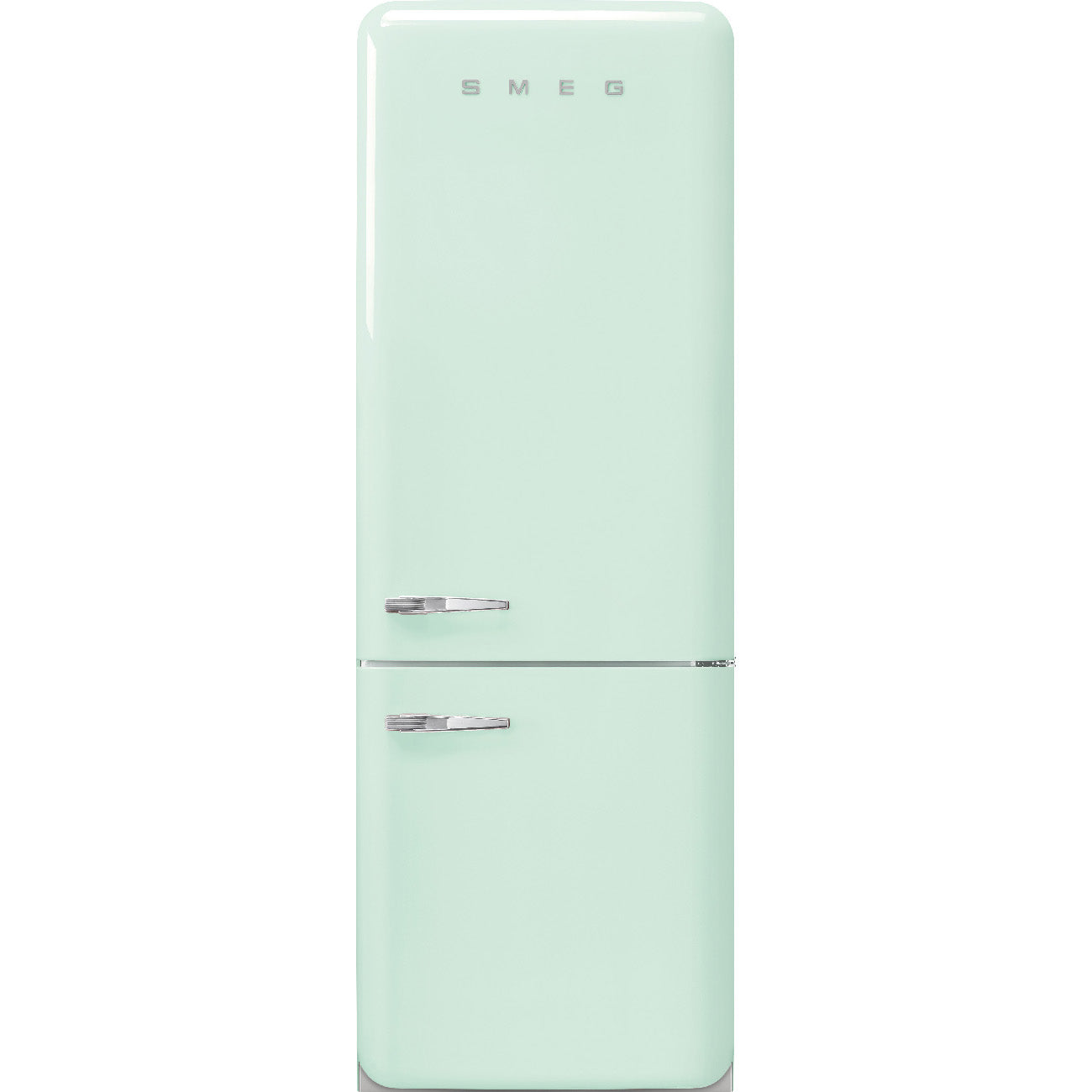 Refrigerator Retro-style Pastel green Glossy