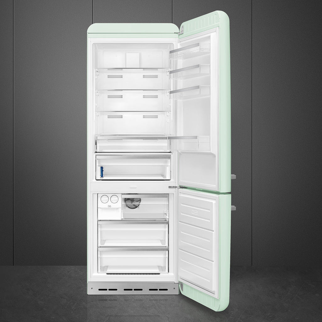 Refrigerator Retro-style Pastel green Glossy