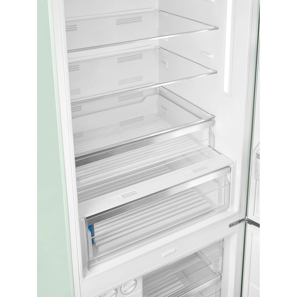 Refrigerator Retro-style Pastel green Glossy