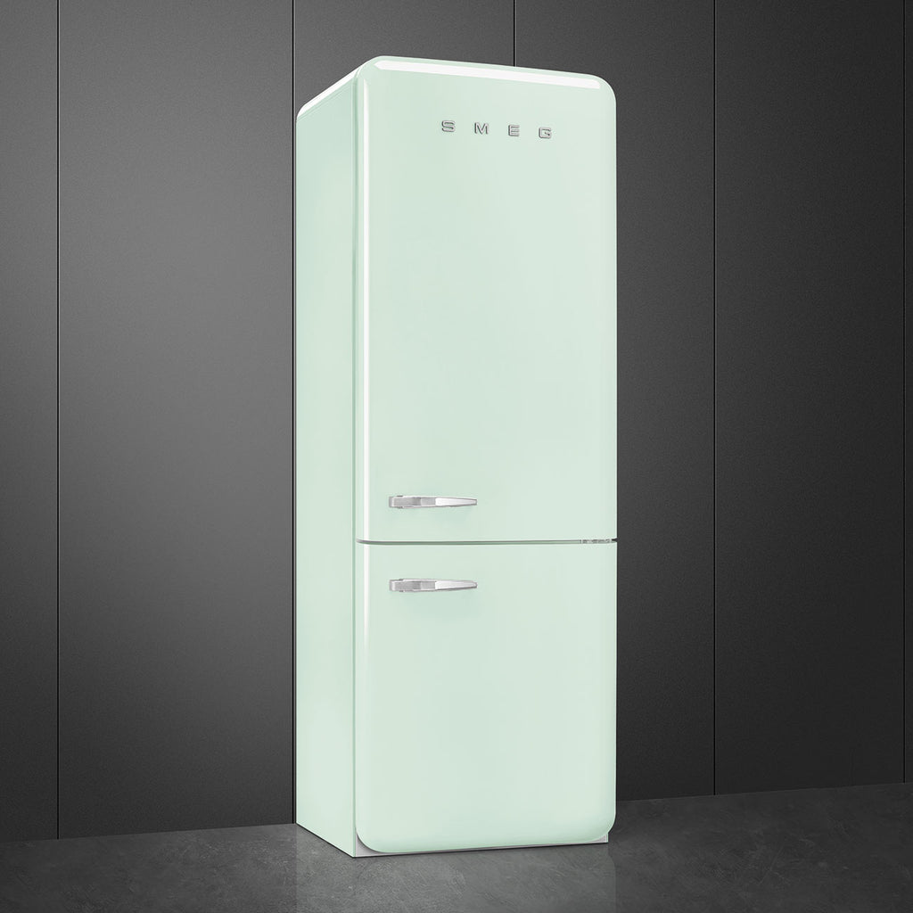 Refrigerator Retro-style Pastel green Glossy