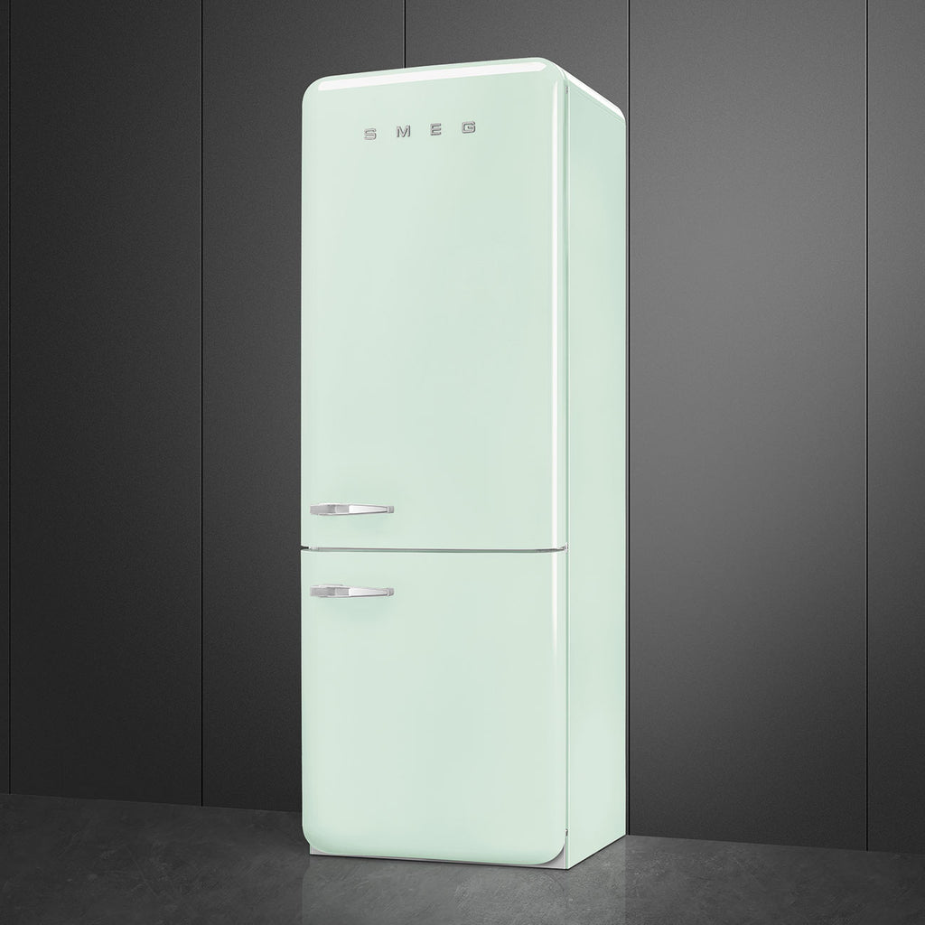 Refrigerator Retro-style Pastel green Glossy