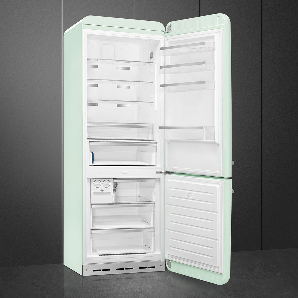 Refrigerator Retro-style Pastel green Glossy