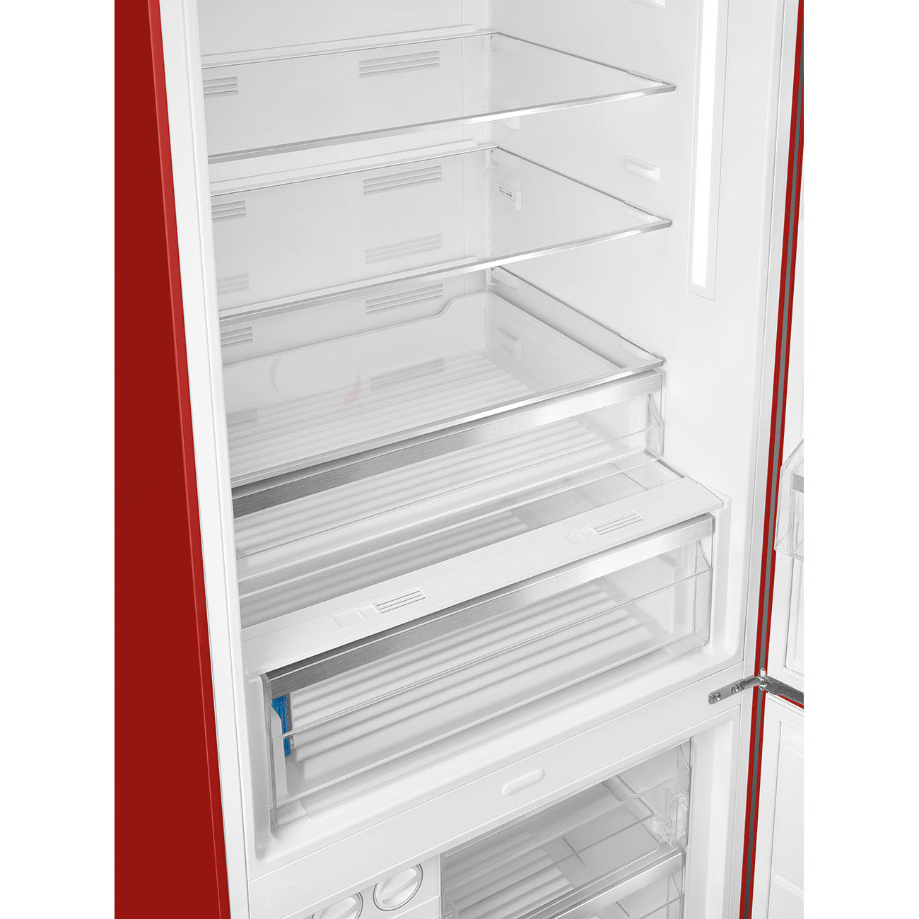Refrigerator Retro-style Red Glossy