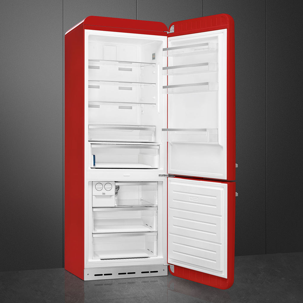 Refrigerator Retro-style Red Glossy